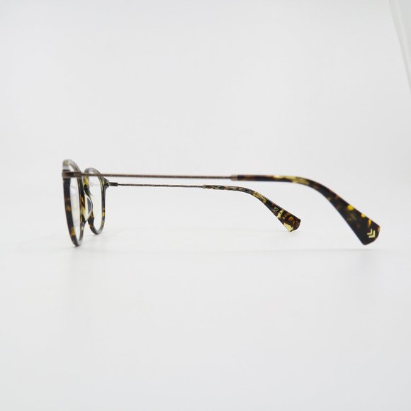 John Varvatos VJV421 47mm Olive Tortoise Oval New Men's Eyeglasses. - Picture 5 of 8